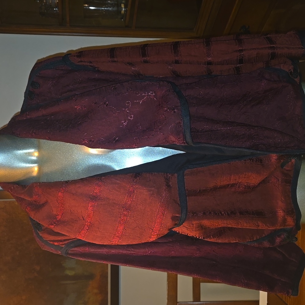 1980's Miko Francisco Vintage Designer Silk Jacket - Picture 2 of 10